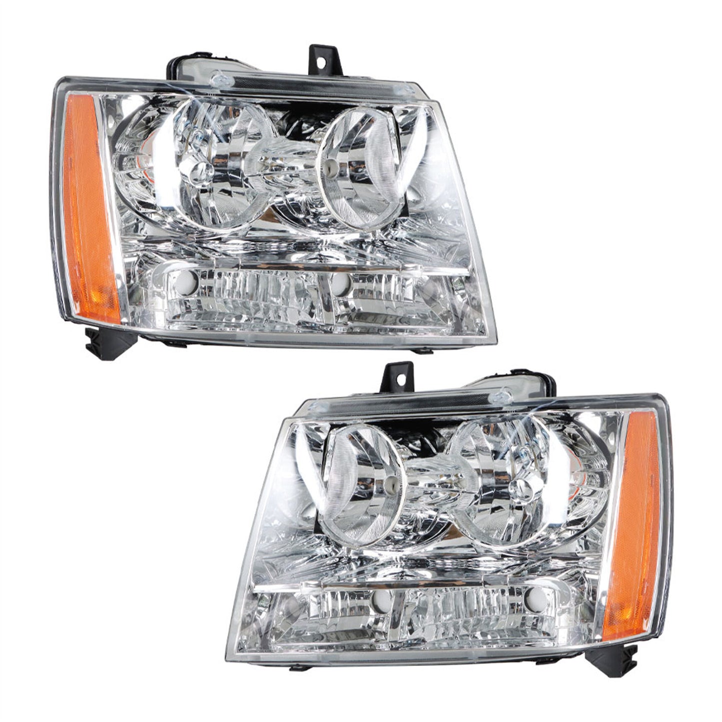 munirater Headlights For 2007 2008 2009 2010-13 2014 Chevy Avalanche/Suburban/Tahoe LH&RH