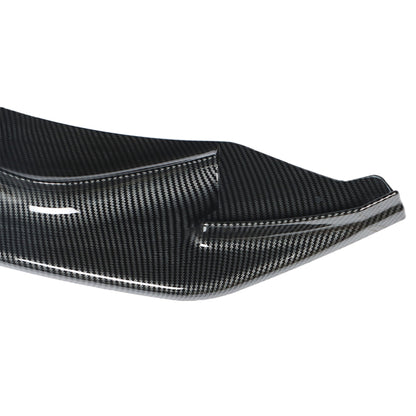 munirater Front Bumper Splitter Lip Kit Plastic Carbon Fiber Black CS Style Replacement for 2015 2016 2017 2018 2019 F80 F82 F83 M4 M3