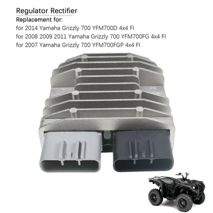 munirater Regulator Rectifier Replacement for Yamaha Grizzly 700 YFM700D/YFM700FG/YFM700FGP