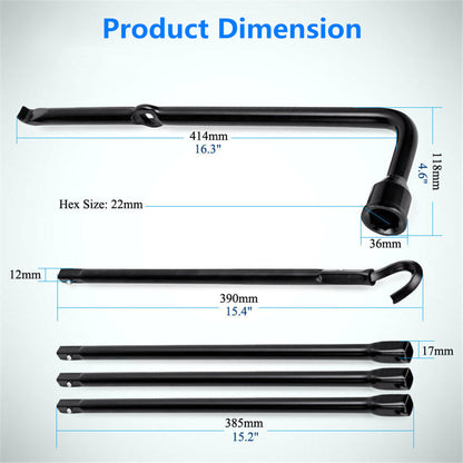 munirater Spare Tire Tool Wheel Wrench Kit Replacement for 2002-2015 Ram 1500
