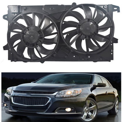 munirater Dual Radiator Cooling Fan Assembly Replacement for 2013-2015 Chevrolet Malibu 2.0l/2.5 GM3115249