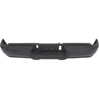 Black Rear Step Bumper for Ram 2500 2019-2024, with Sensor and Light Openings, CH1103179