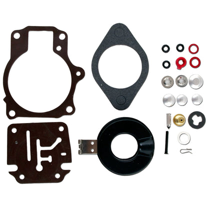 munirater 2 - Pack Carburetor Carb Rebuild Repair Kit with Float Replacement for Johnson 65 70 75 HP