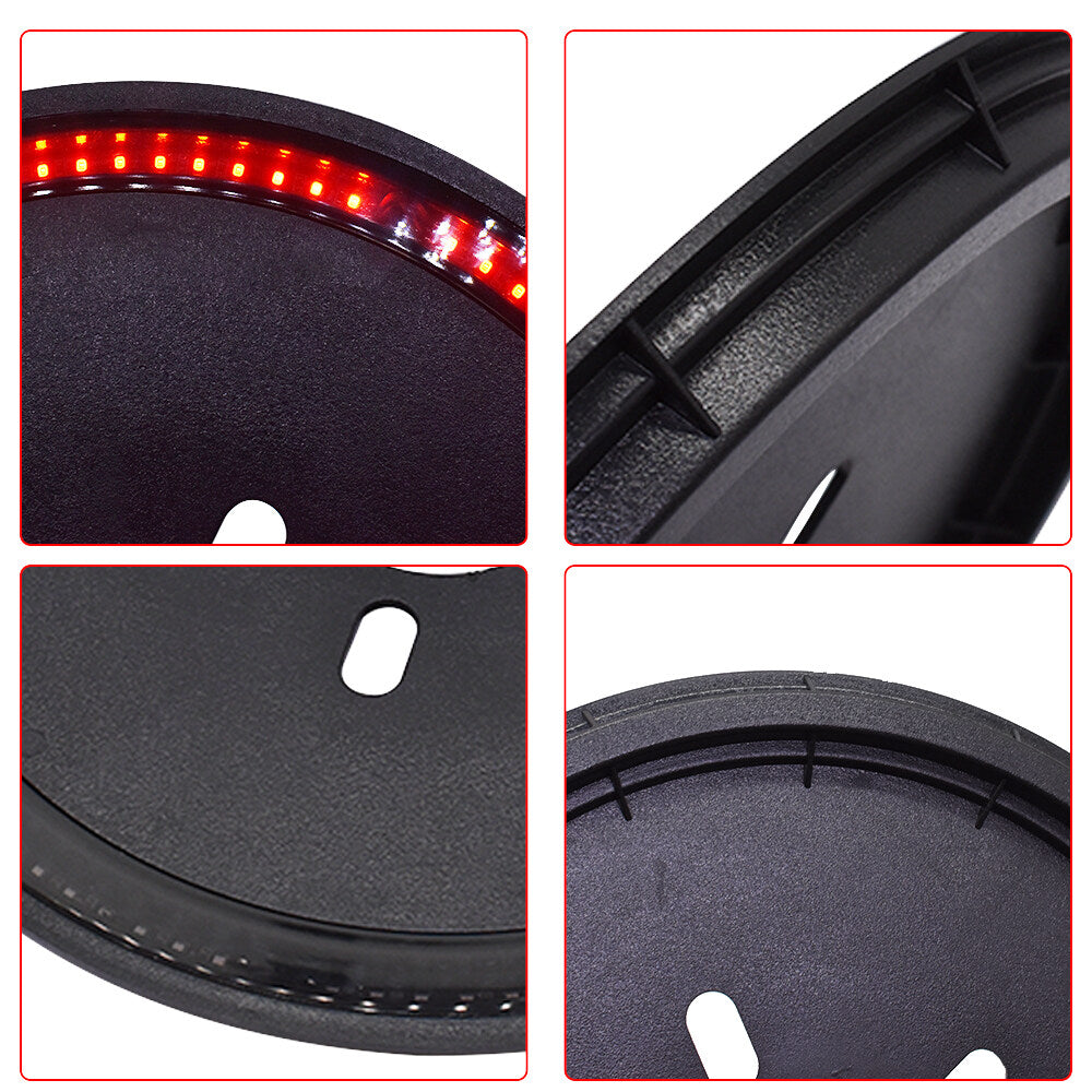 munirater Spare Tire Brake Light Third Brake Light Ring LED Third Brake Light Lamp Replacement for Wrangler 86-19