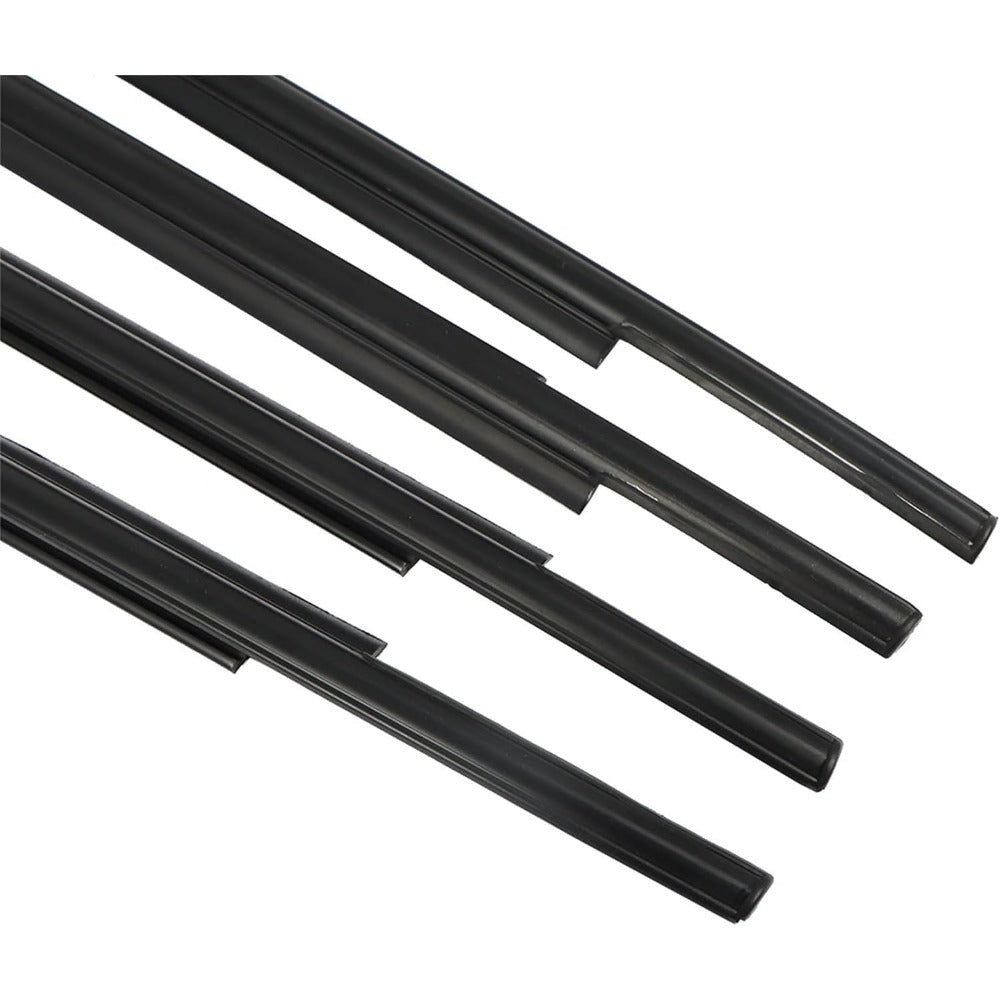 Door Belt Weatherstrip Molding Kit for 2008-2020 Toyota Sequoia, 4-Piece