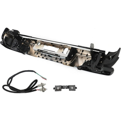 Chrome Rear Step Bumper for Chevrolet Colorado & GMC Canyon 2015-2019, without Sensor Holes, GM1103181