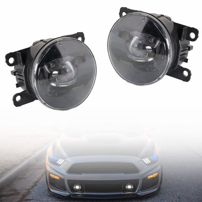 munirater 1 Pair of LED Fog Lamps Replacement for Mustang 2015-2017 Focus Fusion Explorer Ranger