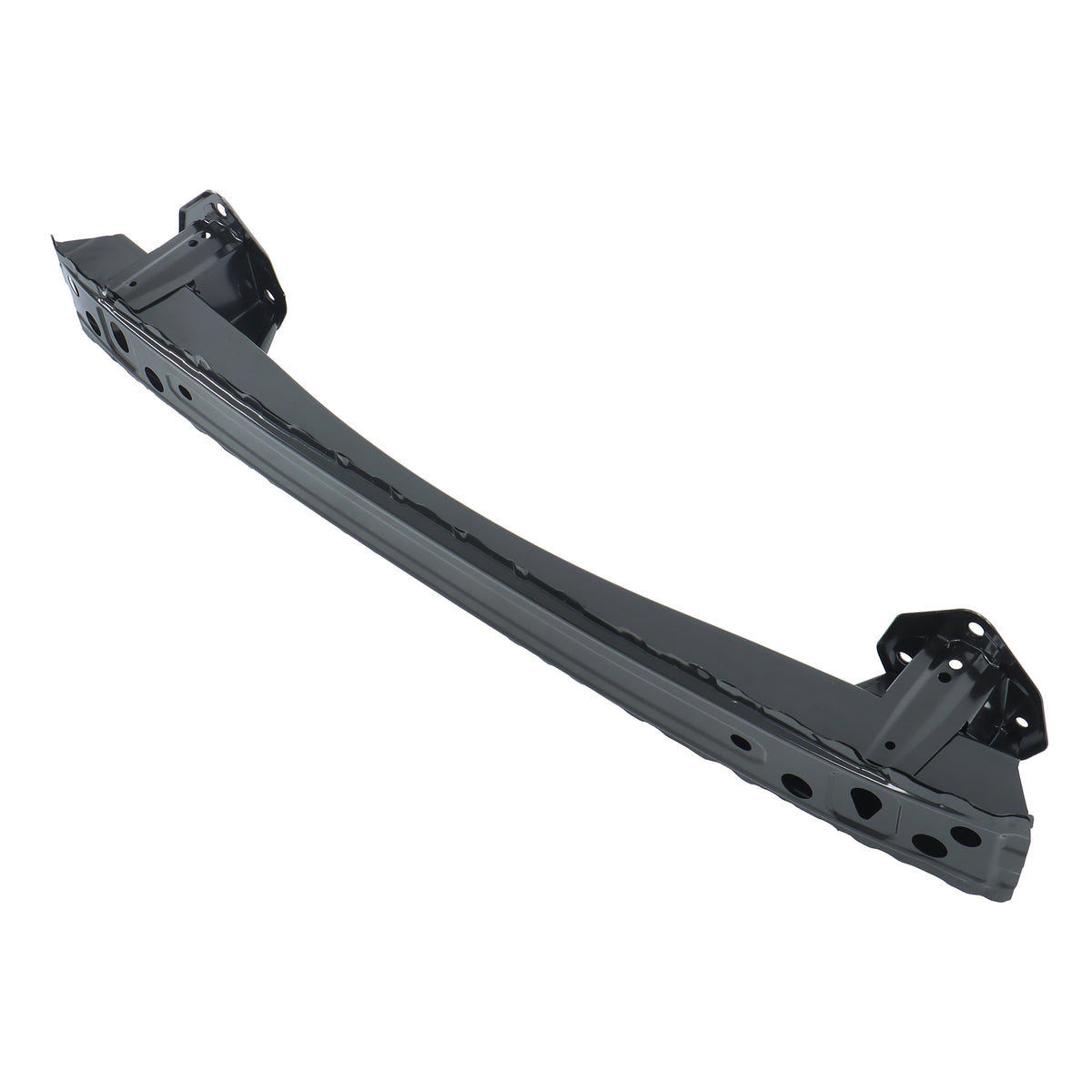 Black Rear Bumper Reinforcement Impact Bar Replacement for Outback Wilderness 2022 2023 2024 Steel