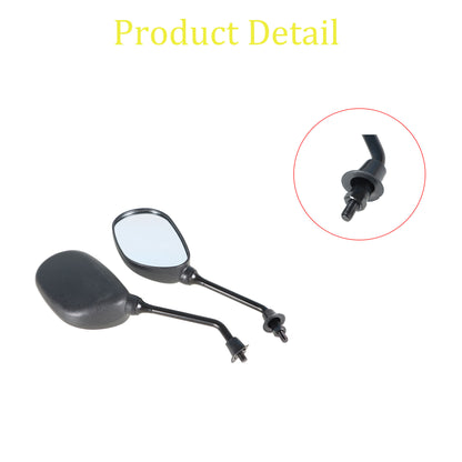 munirater ATV & Motorcycle Side Rear View Mirror Set 7/8 in Handlebars Replacement for Sportsman Foreman