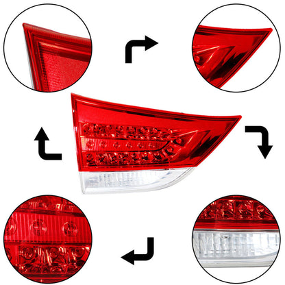 munirater 1-Pack Rear Left Tail Light Brake Lamp Assembly Replacement for 2011-2014 Sienna Base/Le/Xle/Limited Driver Side Inner 8159008010 TO2802110