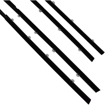 Rubber Window Weatherstrip Kit for 2012-2015 Honda Civic, 4-Piece