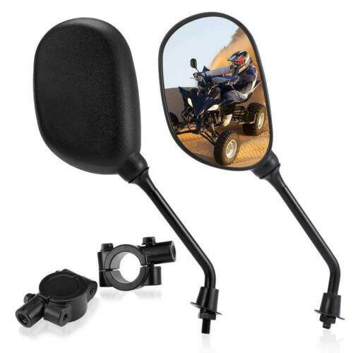 munirater ATV & Motorcycle Side Rear View Mirror Set 7/8 in Handlebars Replacement for Sportsman Foreman