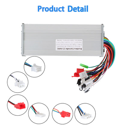 munirater 48-72V 2000W Brushless Speed Motor Controller Replacement for Electric Bike