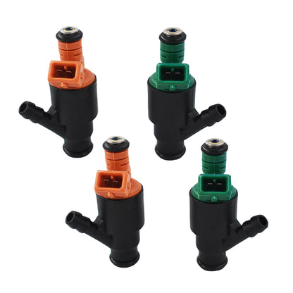munirater 4Pcs Fuel Injectors Nozzle 2 Holes Replacement for 1995-2002 Sportage 2.0L 0280150504 0280150502