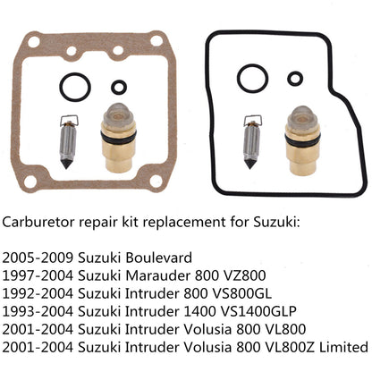 munirater Carburetor Carb Rebuild Kit Replacement for 92-04 Intruder 800 1400 VS800GL VS140