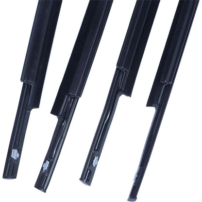 Window Weatherstrip Kit for 2007-2018 Toyota Tundra CrewMax, 4-Piece