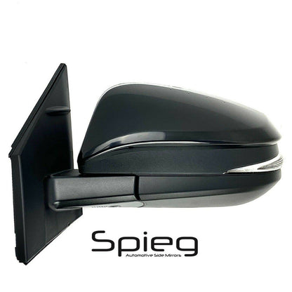munirater Side Mirror Left Driver Side White Signal Light Heated 7pin Replacement for 2009-2012 Toyota RAV4 TO1321310 87940-0R060