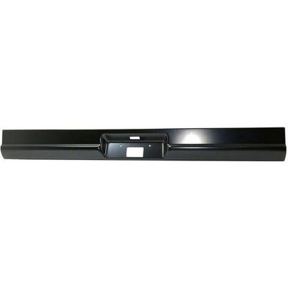 Black Steel Rear Bumper Roll Pan for Chevrolet C10 1967-1972