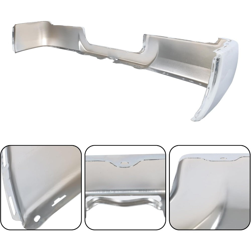 Chrome Steel Rear Step Bumper for Ram 2500 2019-2024, CH1102388
