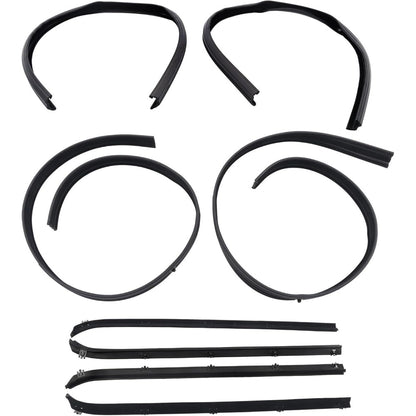 Window Weatherstrip & Division Bar Channel Kit for Dodge D/W Trucks, 8-Piece