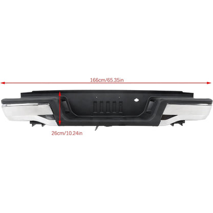 Chrome Steel Rear Step Bumper for Ford Ranger 2019-2023, FO1103229