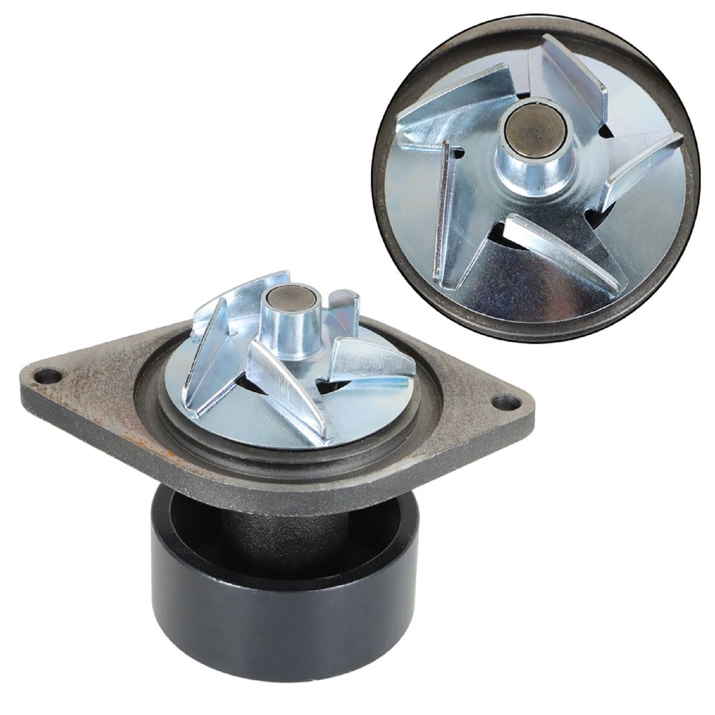 munirater Water Pump Impeller 3283602 Replacement for 1989-2006 RAM 5.9L 6B B5.9 4B Excavator Steel Impeller