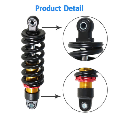 munirater Rear Shocks Absorbers Suspension 10.5inch 270mm Replacement for Dirt Pit Bike SDG SSR Coolster 110cc 125cc