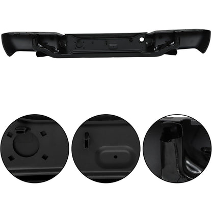 Black Steel Rear Step Bumper for Chevrolet Colorado & GMC Canyon 2008-2012, GM1103157