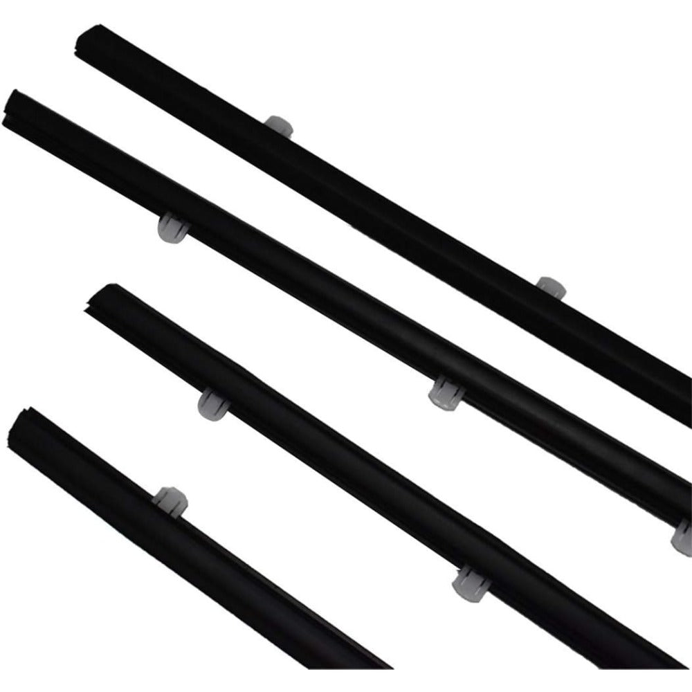 Rubber Window Weatherstrip Kit for 2012-2015 Honda Civic, 4-Piece