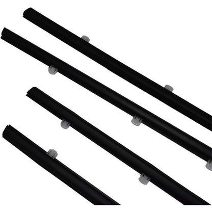 Rubber Window Weatherstrip Kit for 2012-2015 Honda Civic, 4-Piece