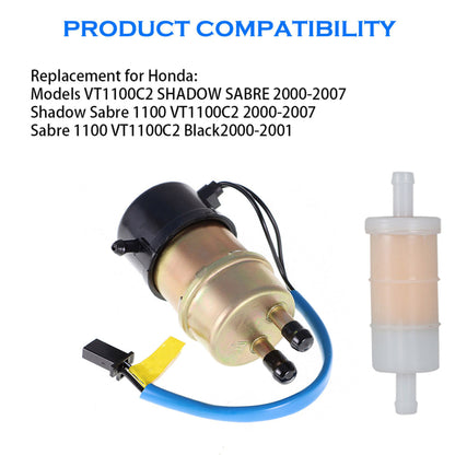 Fuel Pump Assembly Replacement for Motorcycle VT1100C2 1100 2000 - 2007