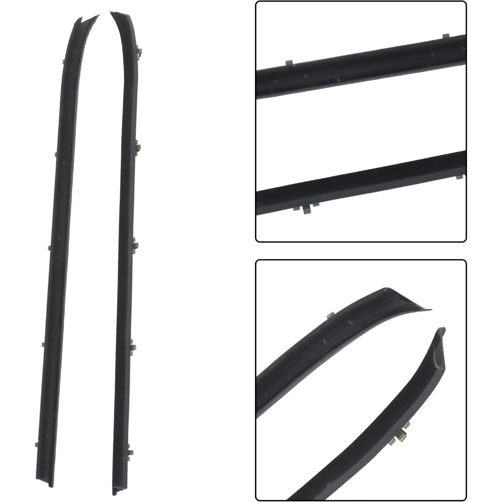 Window Sweep & Run Channel Weatherstrip Kit for 1981-1986 K3500, 6-Piece