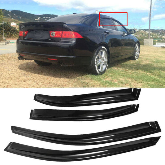 munirater Window Visor Rain Guard Deflector Replacement for 2004-2008 Acura TSX CL8 Euro-R