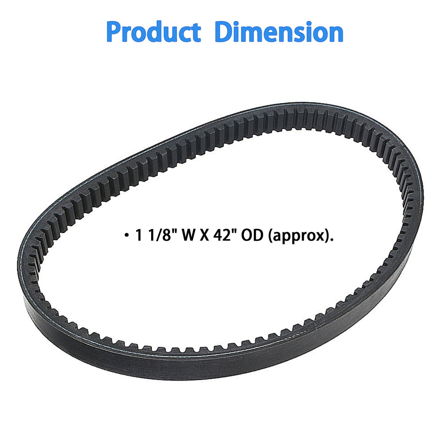 munirater Clutch Drive Belt Replacement for EZGO TXT Medalist 1994-2013 4 Cycle Gas Golf Cart 72054G01