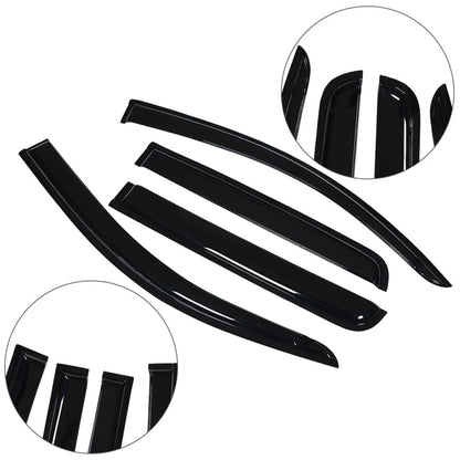 munirater Side Window Visors Rain Guard Wind Vent Shade Deflector Replacement for 2015-2020 Colorado