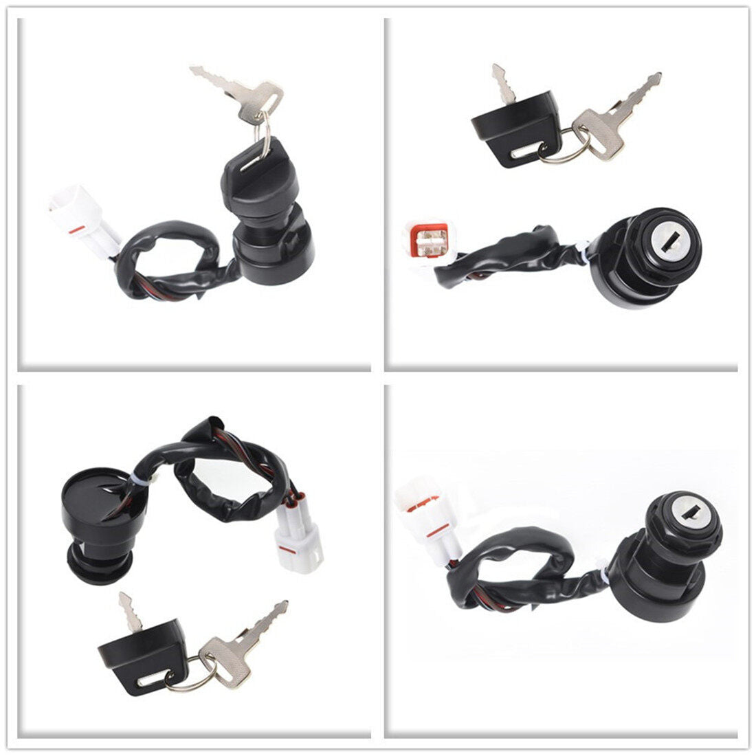 munirater Black Ignition Key Switch Replacement for Warrior 350 YFM350 1996-2001