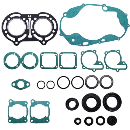 munirater Engine Gasket Rebuild Kits Gasket Set with Oil Seals Kit Replacement for Yamaha Banshee 350 1987-2006 YFZ350