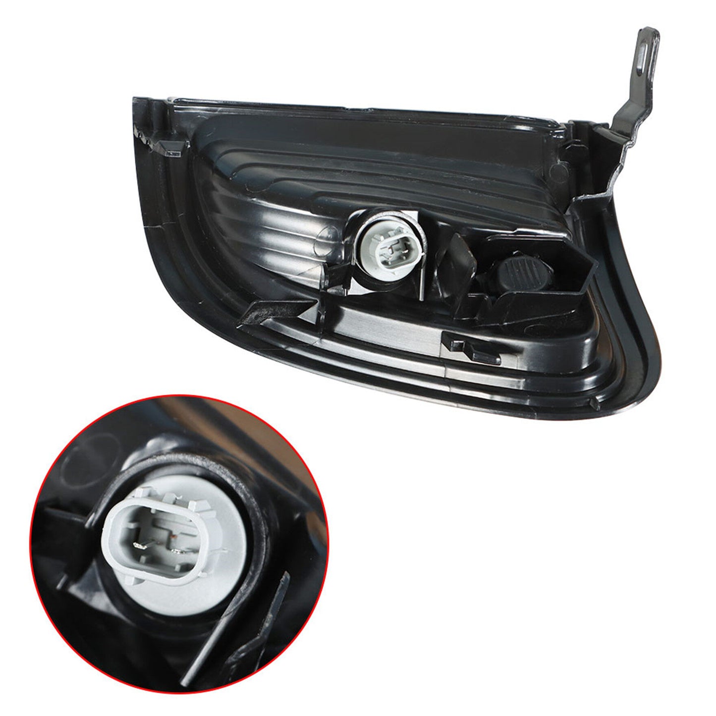 munirater Pair of Park Signal Corner Marker Lights w/Black Trim or Chrome Trim Replacement for 2001-2004 Tacoma Pickup Truck 8162004090C0 8161004090C0