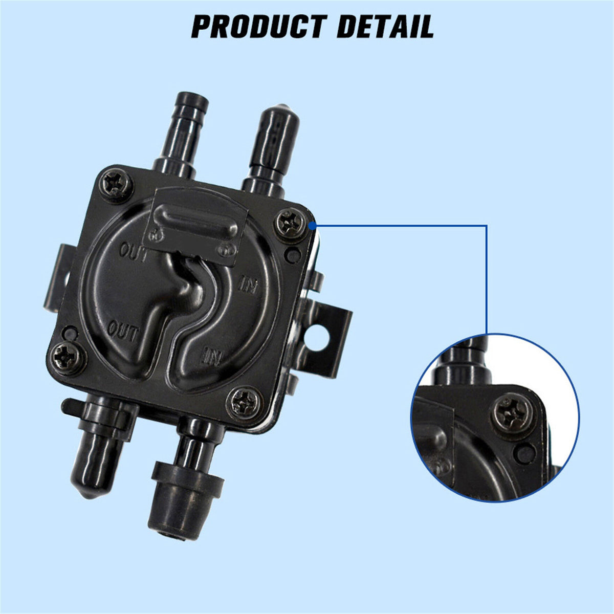 munirater Vacuum Fuel Pump Replacement for Onan Engine P216G P218G P220G P224G B43E B43G B48G B43 P218 P220 Lawn Mower