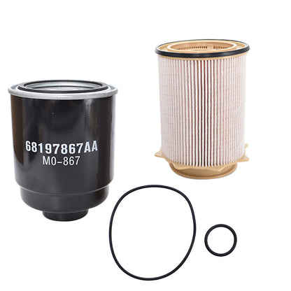 Diesel Fuel Filter Kit Replacement for 2013-2018 Ram 2500 3500 4500 5500 6.7L Cummins Diesel Engine