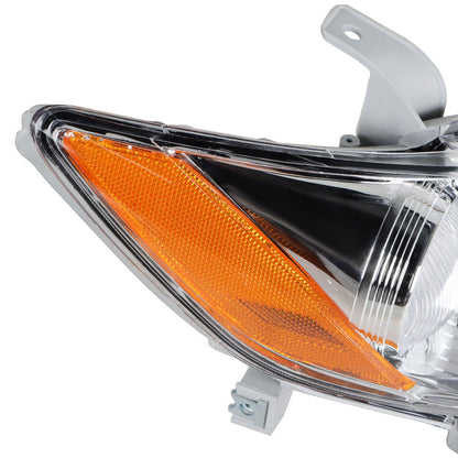 munirater Headlight Headlamp Assembly with Amber Corner Driver and Passenger Side Replacement for 2007-2009 Camry