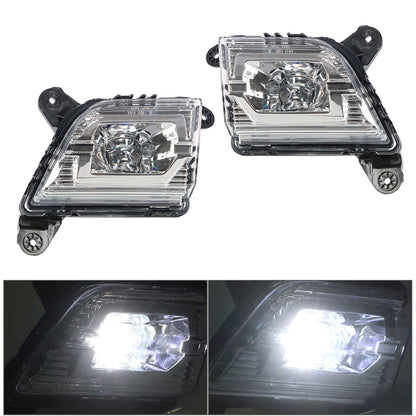 munirater LED Fog Lights Kit Replacement for 2019 2020 2021 Silverado 1500 with Clear Lens, Switch, Harness, Relay