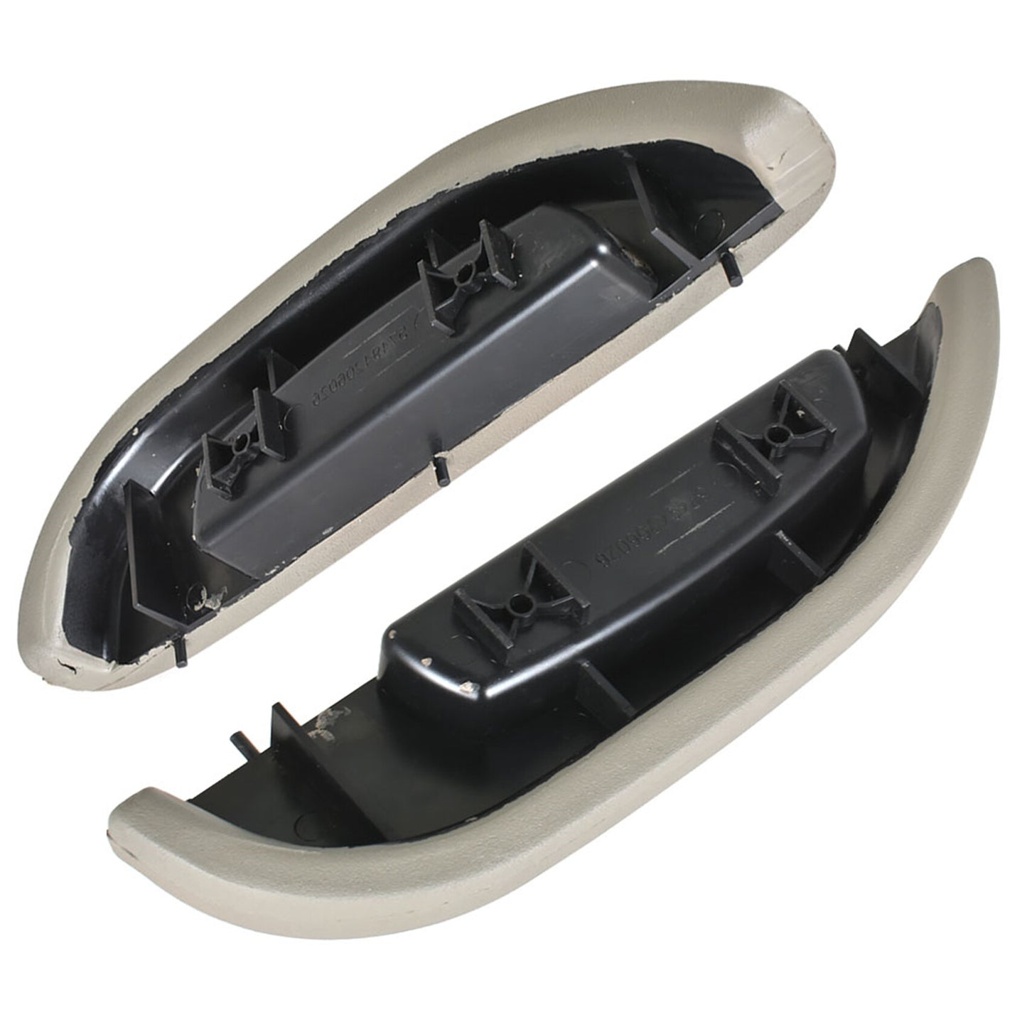 munirater Front Left & Right Side Gray Inner Door Armrest Pull Handle Cover Replacement for 1996-2002 Express Savana Van 12376629 12376630