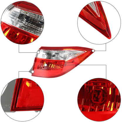 munirater Outer Body Right Tail Light Assembly Replacement for 2014-2016 Toyota Corolla OE-Style, Replaces Tail Light Rear Brake Lamp Passenger Side