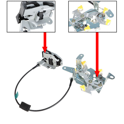 munirater Rear Left Driver Side Door Lower Latch Lock Replacement for 1997-2004 F-150 F-250 6L3Z18264A01C