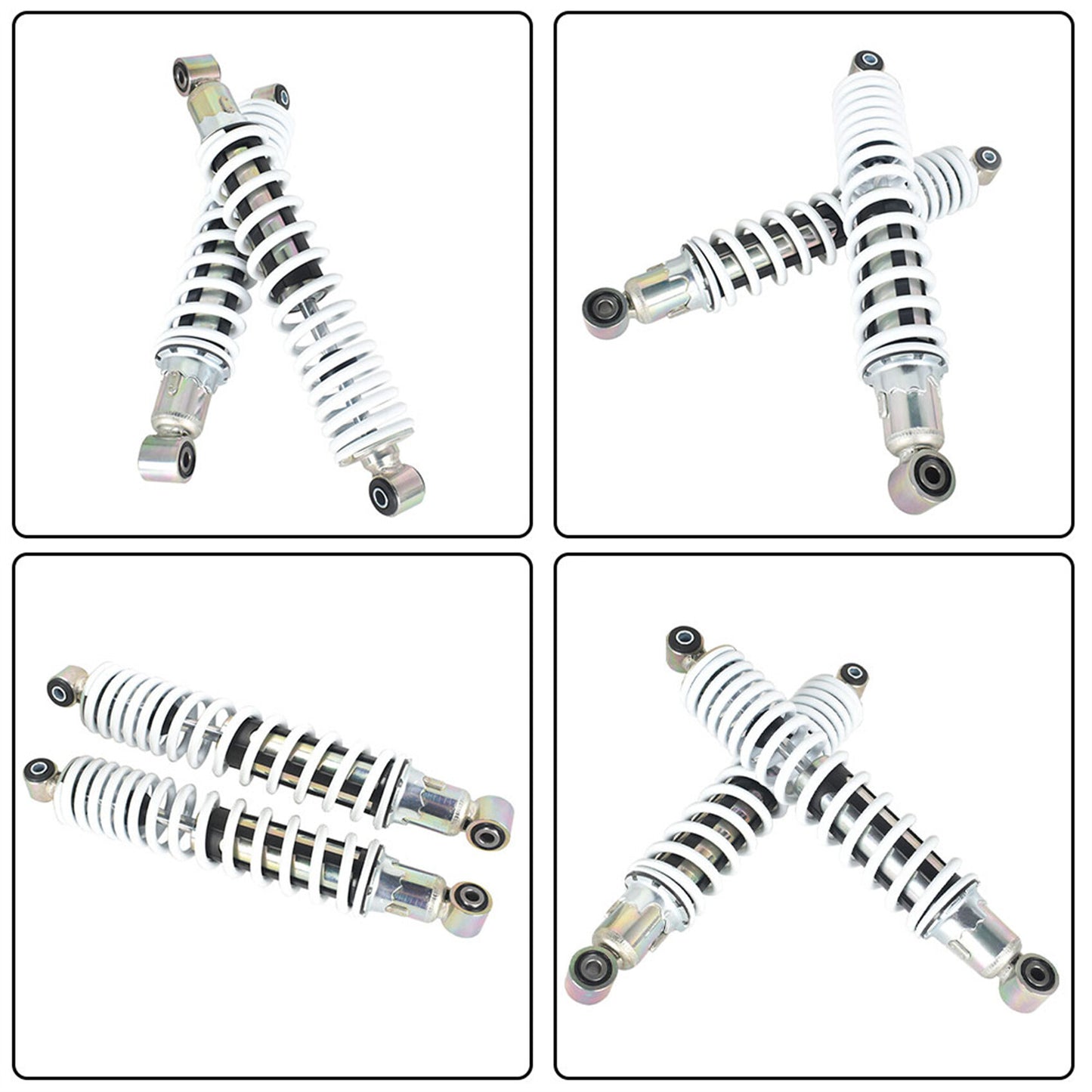 munirater 2 Pack 14.5in White Front Left Right Shocks Absorber 3GG-23350-20-36 Replacement for Banshee 350 1987-2006