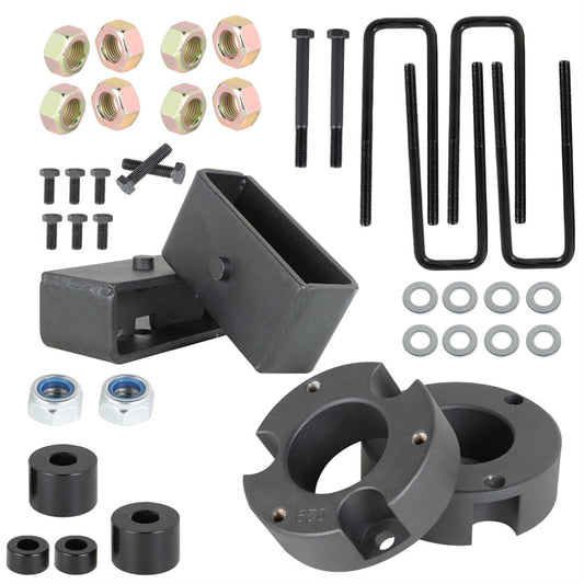 munirater 3" Front 2" Rear Leveling Lift Kit for 05-21 Toyota Tacoma 4WD Diff Drop