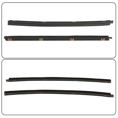 Door & Window Weatherstrip Seal Kit for Jeep CJ7 & Wrangler YJ, 10-Piece