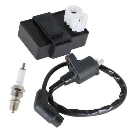 munirater Black and white CDI Ignition Coil Replacement for Recon 250 TRX250TM Sportrax 250 TRX250EX 2009-2020 30410-HN6-000