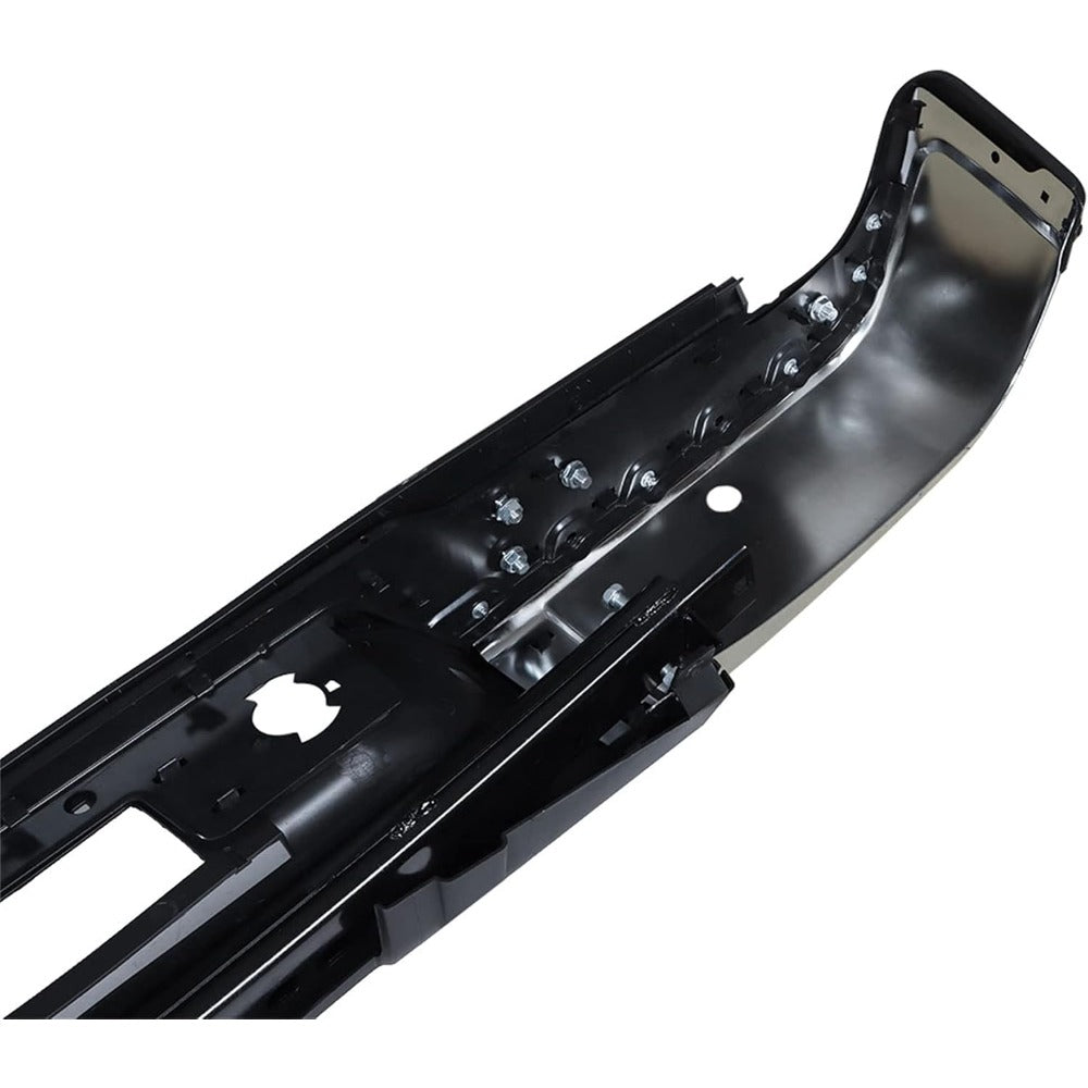 Chrome Rear Bumper Assembly for Chevrolet Silverado 1500 & GMC Sierra 1500 2007-2013, with Sensor Holes